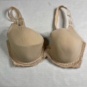 Wacoal Full Figure Ultimate Side Smoother Contour Bra 30DDD NWOT Sand Tan